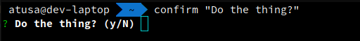 Prompt Utils Confirm