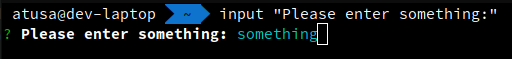 Prompt Utils Input