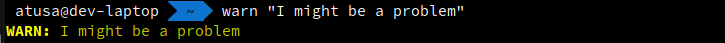 Prompt Utils Warning