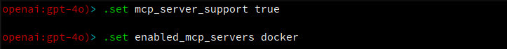 REPL set MCP servers