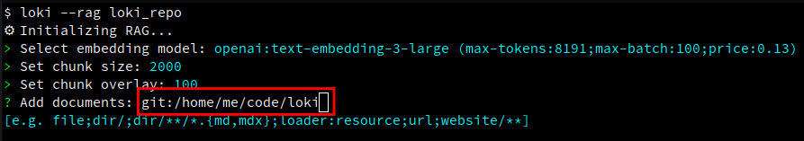 Git Repo Loader Example